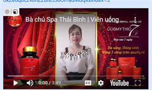 Bà chủ Spa Thái Bình chia sẻ viên uống đẹp da