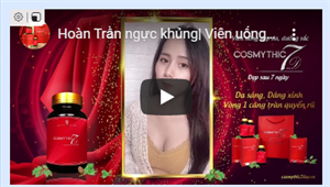 Hoàn Trần chia sẽ về viên uống Cosmythic 7D